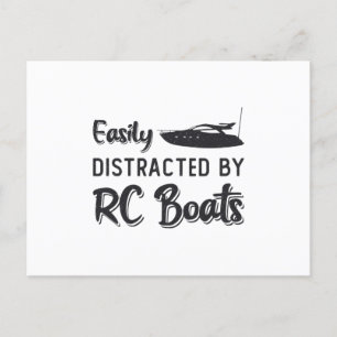 Carte Postale Facilement Distrait Par RC Boats Modèle Radio RC B