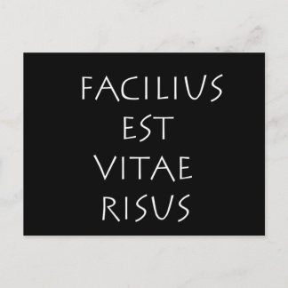 Carte Postale Facilius est vitae risus