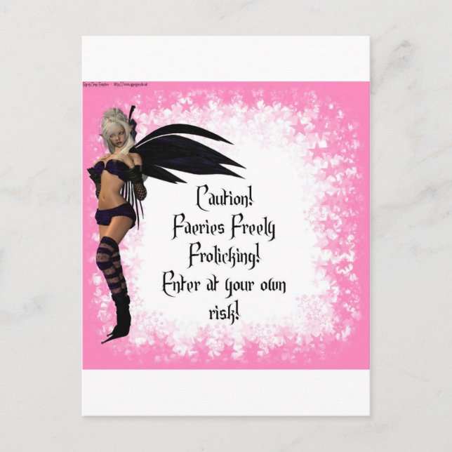 Carte Postale Faeries Freely Frolicking (Devant)