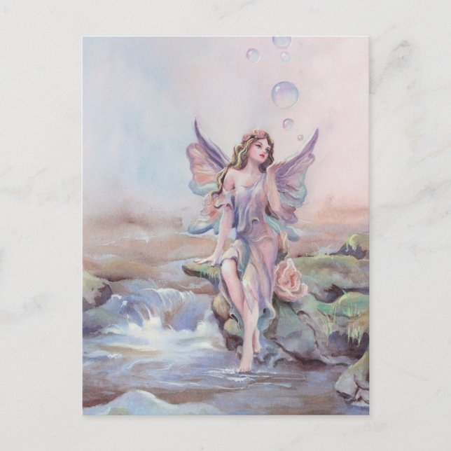 Carte Postale FAIERIE BUBBLES par SHARON SHARPE (Devant)