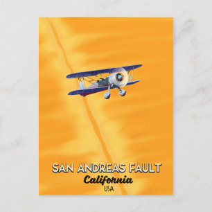 Carte Postale faille de San Andreas Californie USA Affiche de vo