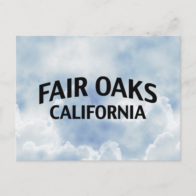 Carte Postale Fair Oaks Californie (Devant)