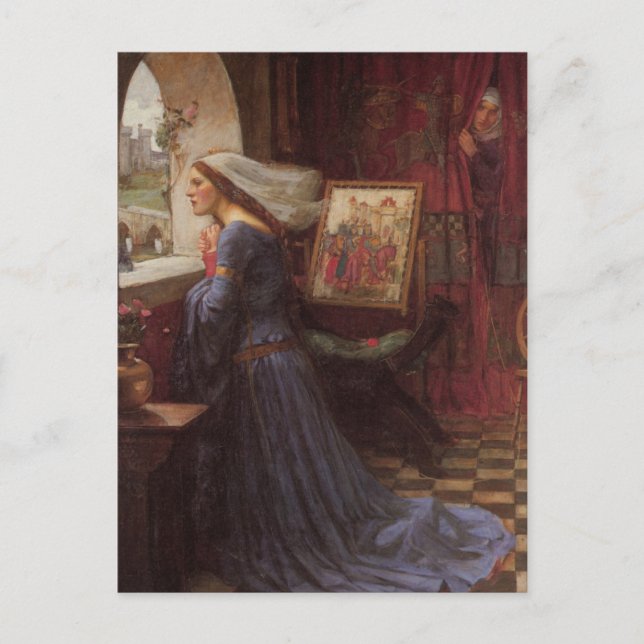 Carte Postale Fair Rosamund à la fenêtre (Devant)