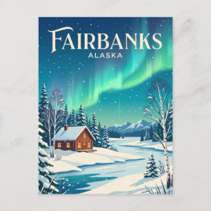 Carte Postale Fairbanks, Alaska, États-Unis