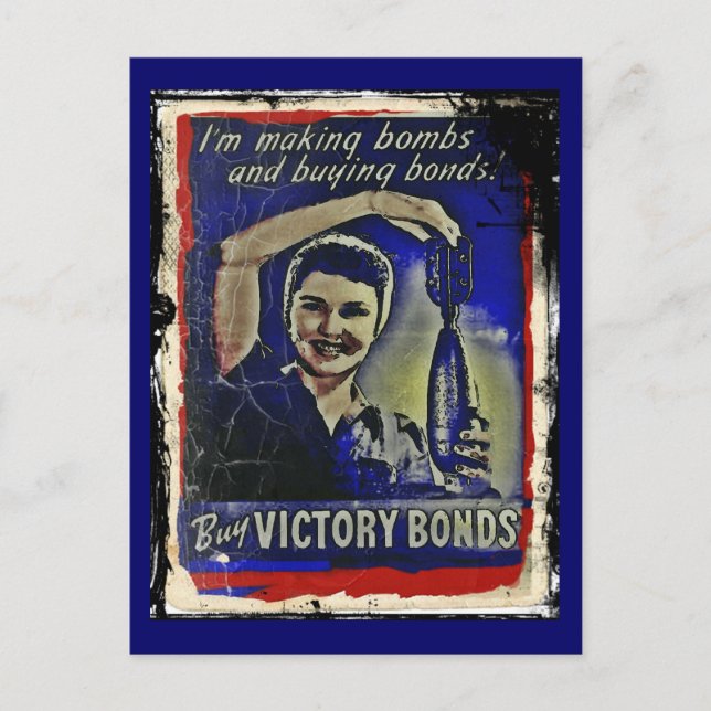 Carte Postale Faire des bombes et acheter des obligations (Devant)