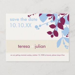 Carte Postale Faire-part 051 Tonya :: ENREGISTRER LA DATE :: natif