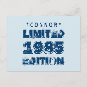 Carte Postale Faire-part 1985 ou toute année Anniversaire Limited Edition 3