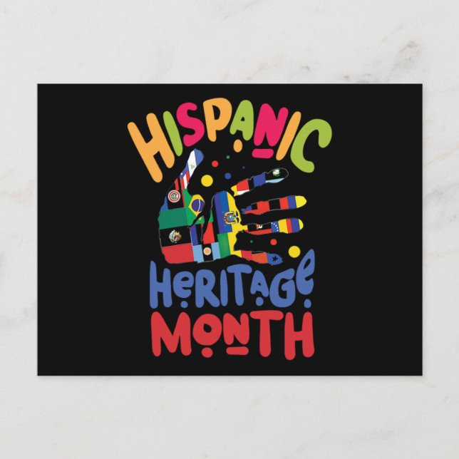 Carte Postale Faire-part 23.Patrimoine national hispanique Mois tous les pa (Devant)