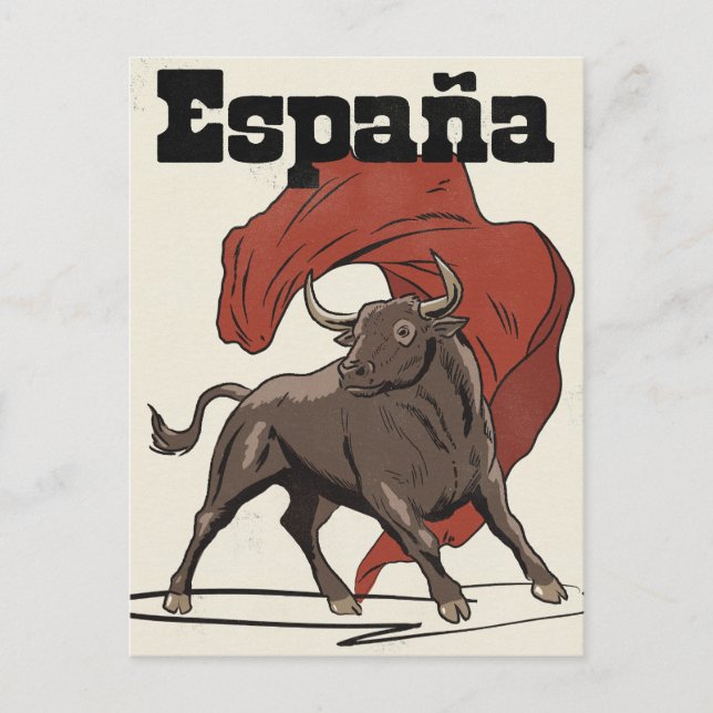 Carte Postale Faire-part Affiche de voyage en Espagne (Devant)