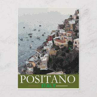 Carte Postale Faire-part Affiche touristique de Positano