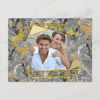 Amusant expressif en feuilles de plante jaunes et