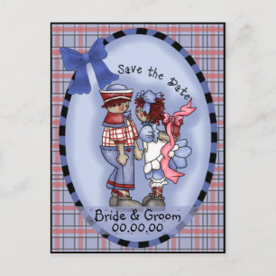 Carte Postale Faire-part Andy & Annie, Save the Date, Postcard