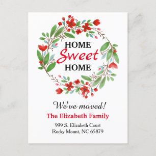 Carte Postale Faire-part Annonce de déménagement à la nouvelle adresse Swee