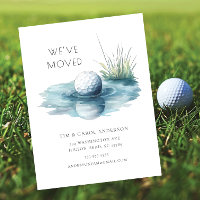 Annonce de déménagement Balle de Golf 