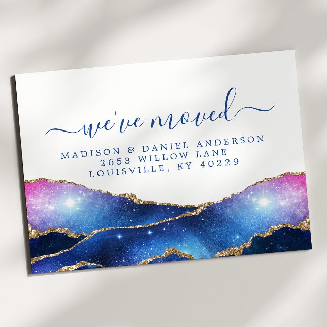 Carte Postale Faire-part Annonce de déplacement des étoiles célestes de la  (Créateur téléchargé)