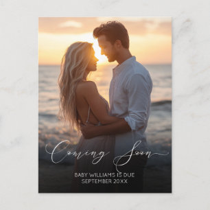 Carte Postale Faire-part Annonce de grossesse photo à venir 