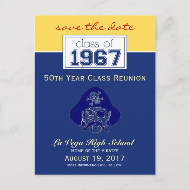 Carte Postale Faire-part Annonce de réunion de classe de {Ken} (Devant)