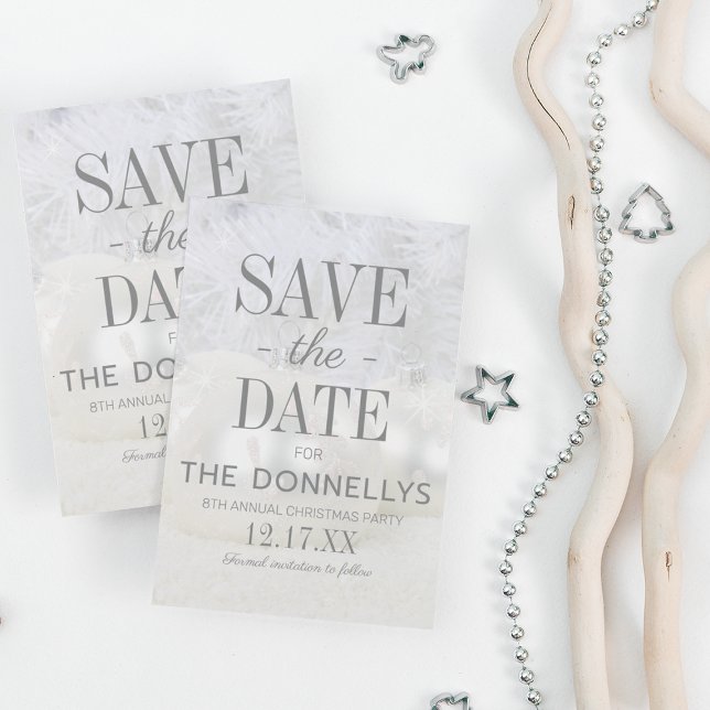 Carte Postale Faire-part Annonce de sauvegarde de date pour une fête de Noë (Créateur téléchargé)