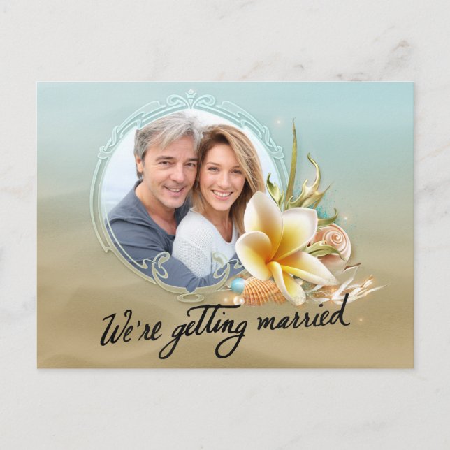 Carte Postale Faire-part Annonce de sauvegarde de photo de destination de p (Devant)