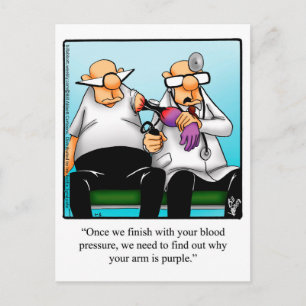 Carte Postale Faire-part Annonces amusantes de diplômés de l'école Médicale