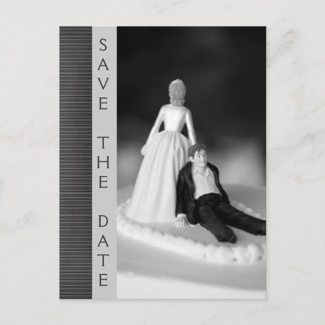 Carte Postale Faire-part Annonces drôles de Save The Date (Devant)