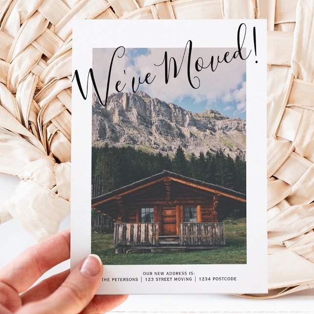 Carte Postale Faire-part annonciations de déménagement amusantes Envoyez vo (Créateur téléchargé)