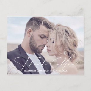 Carte Postale Faire-part Aquarelle moderne Message Photo Rose Gold ID816