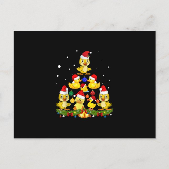 Carte Postale Faire-part Arbre de Noël (Devant)