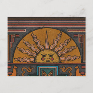Carte Postale Faire-part Art Inca
