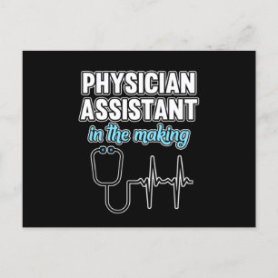 Carte Postale Faire-part Assistant de médecin faisant des étudiants en méde