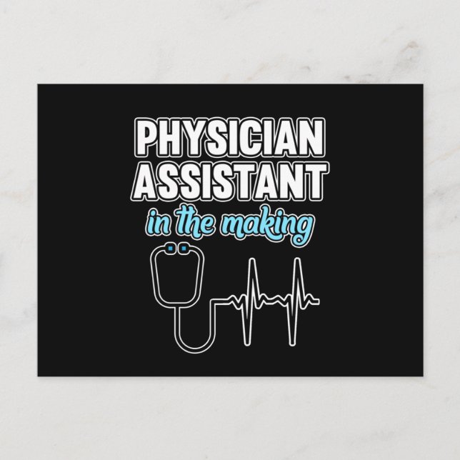 Carte Postale Faire-part Assistant de médecin faisant des étudiants en méde (Devant)