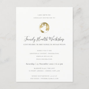 CARTE POSTALE FAIRE-PART ATELIER EUCALYPTUS ROSE ROUGE NOIR PINK