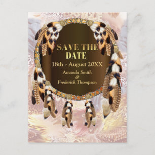 Carte Postale Faire-part Attrape-Rêves Sauvegarder les Dates
