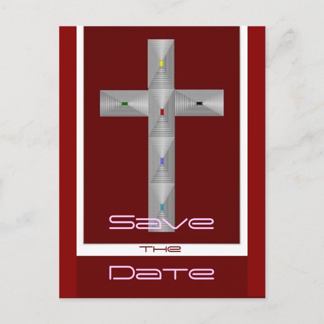 Carte Postale Faire-part Baptême (Devant)