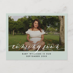 Carte Postale Faire-part Bientôt la grossesse photo