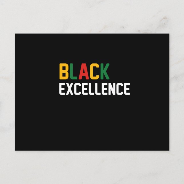 Carte Postale Faire-part Black Excellence Black Fier (Devant)