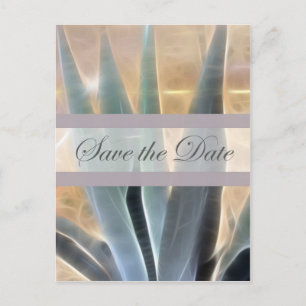 Carte Postale Faire-part Blue Agave 1 Glow Enregistrer la date Mariage