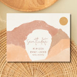 Carte Postale Faire-part Boho Rust Terracotta Desert Wedding Enregistrer la<br><div class="desc">Annoncez votre journée spéciale en style avec cette belle carte postale Boho Rust Terracotta Desert Mariage Faire-part! Doté d'un design rêveur d'aquarelle dans le désert, aux tons de rouille terreuse et de terre cuite, cette carte postale saisit parfaitement l'essence de l'amour. Idéal pour les mariages de mode boho et désertique,...</div>