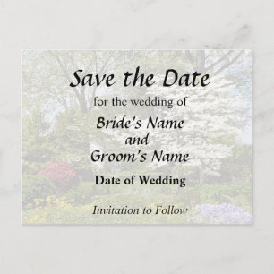 Carte Postale Faire-part Bois de chien en fleurs