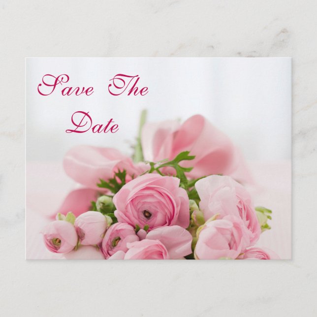 Carte Postale Faire-part Bouquet De Roses Roses Roses 70e Anniversaire Enre (Devant)