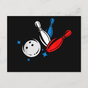 Carte Postale Faire-part Bowling Bowler Bowlers Bowling