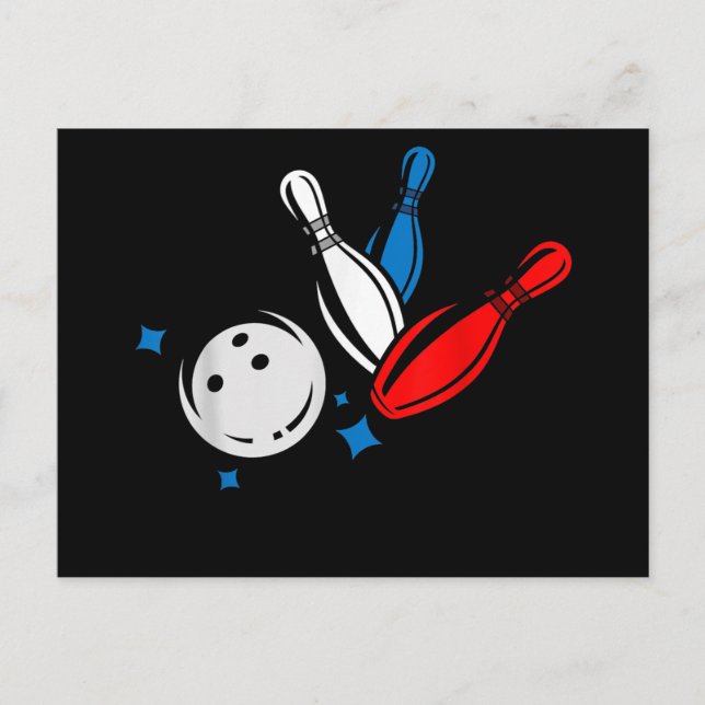 Carte Postale Faire-part Bowling Bowler Bowlers Bowling (Devant)