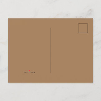 Carte Postale Faire-part Brun clair #A57C55, Gris olive