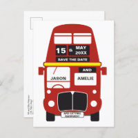 Bus de Londres pour le mariage à l'avance