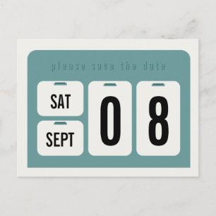 Carte Postale Faire-part Calendrier perpétuel Enregistrer la date de l'anno