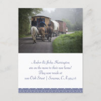 Caravane Et Cavaliers À Cheval En Mouvement Faire-