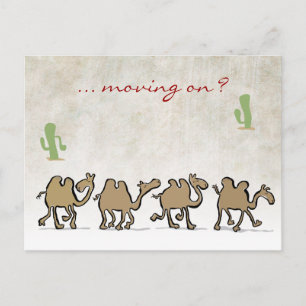 Carte Postale Faire-part caravane - texte personnalisable