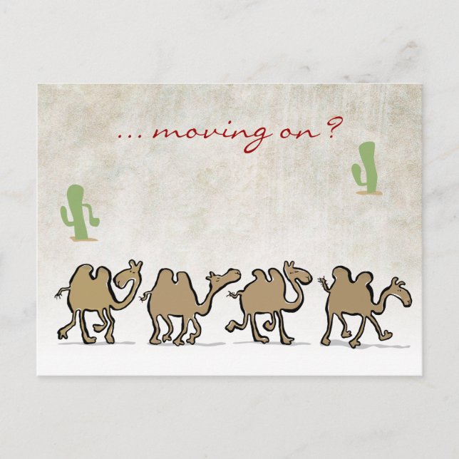 Carte Postale Faire-part caravane - texte personnalisable (Devant)