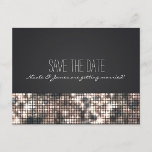Carte Postale Faire-part Carton de correspondance Paillettes Paillettes Pai