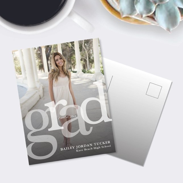 Carte Postale Faire-part Carton d'invitation de remise de diplômes de la pr (Créateur téléchargé)